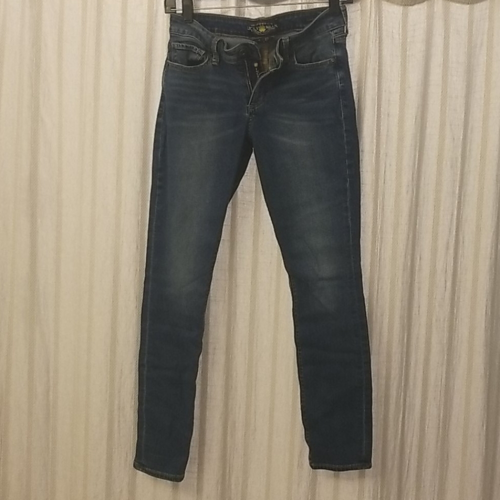 LUCKY BRAND dark skinny jeans